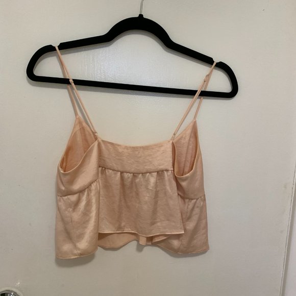 Wilfred Pink Silk Crop Clouse - Picture 3 of 3